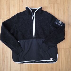 New Balance Black Half-Zip Pullover